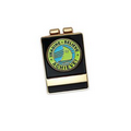 Nickel Plating Money Clip W/ Soft Enamel Ball Marker